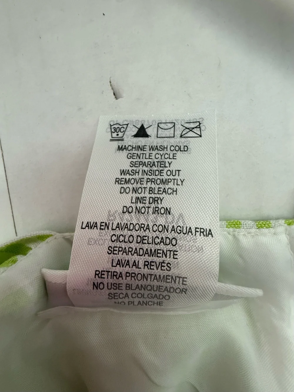 Bonnie Jean Sz 10 Green And White Stripped Dress